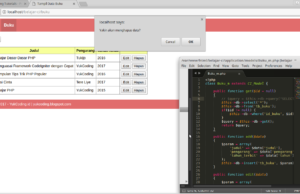 Membuat Hapus Data dengan CodeIgniter dan MariaDB