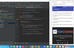 Membuat Apk WebView dengan Android Studio